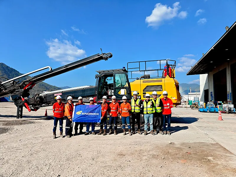 sinorock on site service