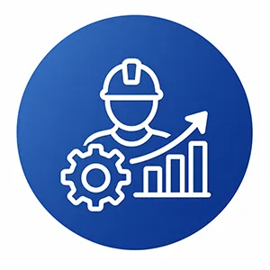 High Construction Efficiency Icon